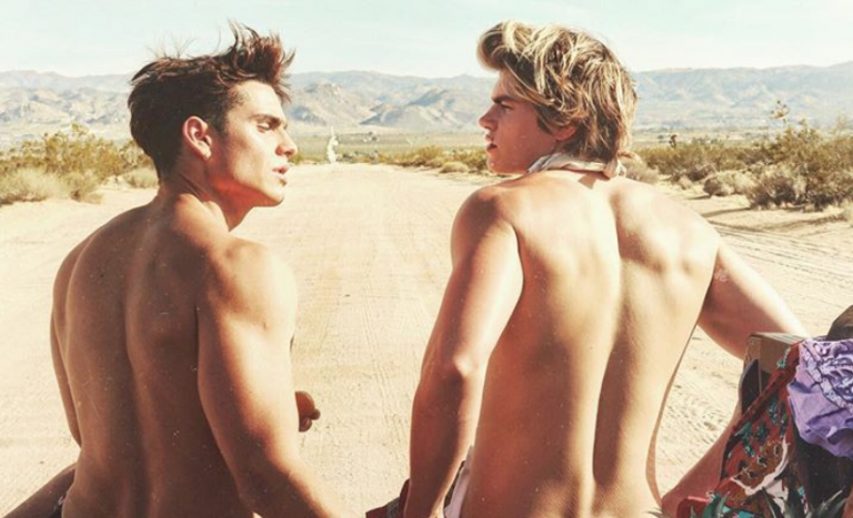 Model Boyfriends Zander Hodgson And Troy Pes Go Nude Together