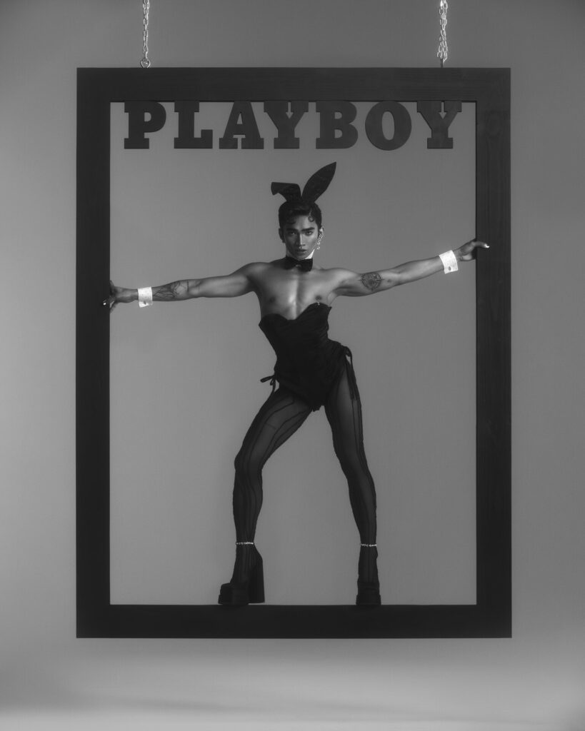 Playboy Magazine Features Male Beauty Icon on October Digital Cover