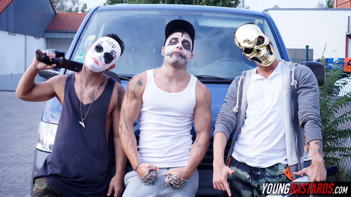 Go Behind the Scenes of Young Bastards Purge Parody with Angel Cruz -  Fleshbot