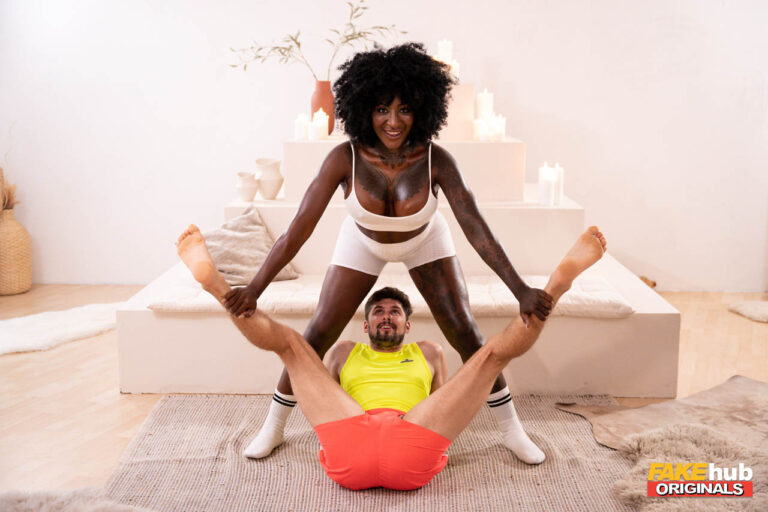Kristof Stretches Josy Black’s Pussy in Hot Yoga Sesh