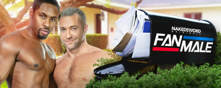 Porn Celeb Interviews Lead to Porn Celebs Fucked in NakedSword Originals Full-Length “Fan Male”