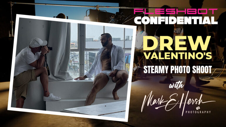 Fleshbot Confidential: Drew Valentino Gets Naked For Steamy Photoshoot