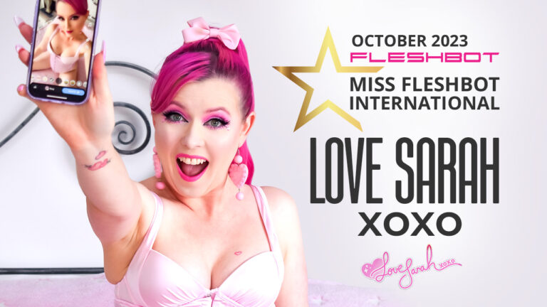 Love Sarah Xoxo Crowned as Miss Fleshbot International for October 2023
