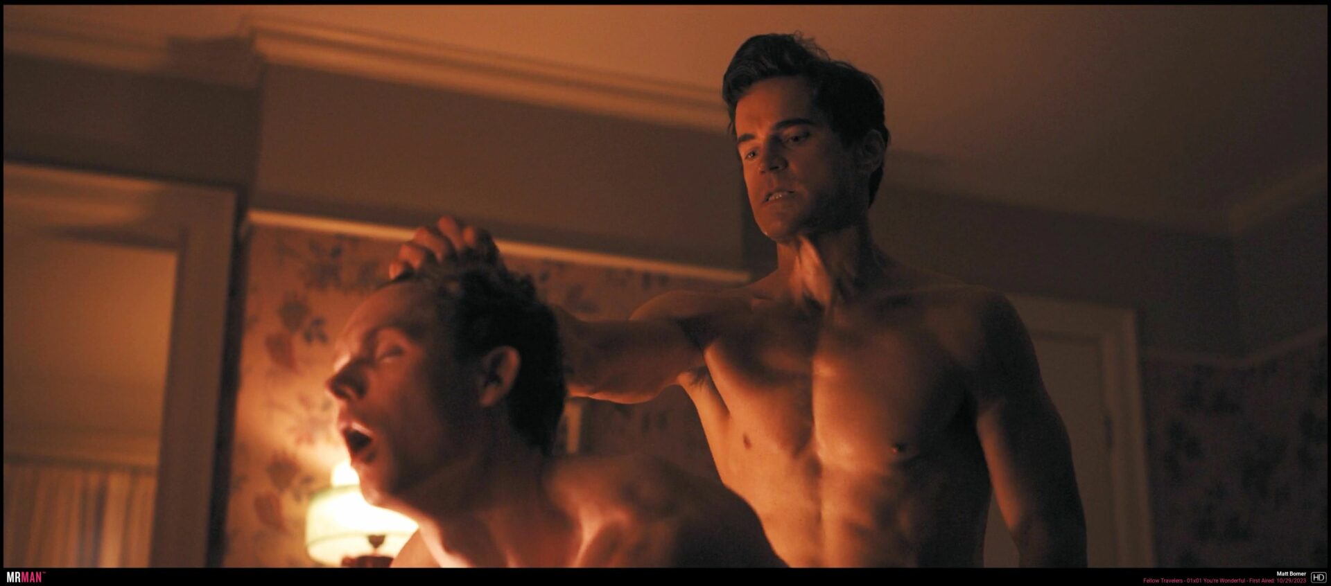 Matt Bomer, David Tomlinson in Fellow Travelers for Mr. Man.