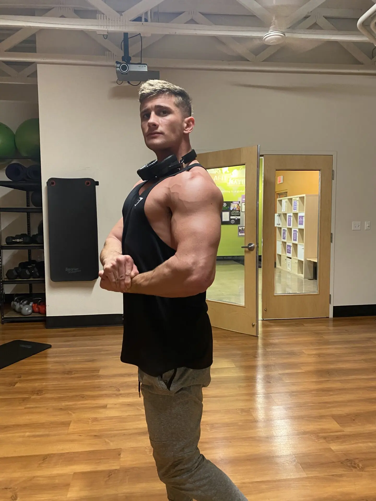 Kayden Godly's feet receiving devotion