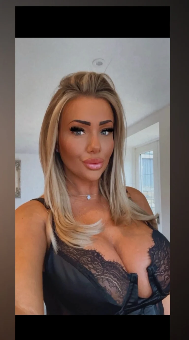 A woman's alluring silhouette