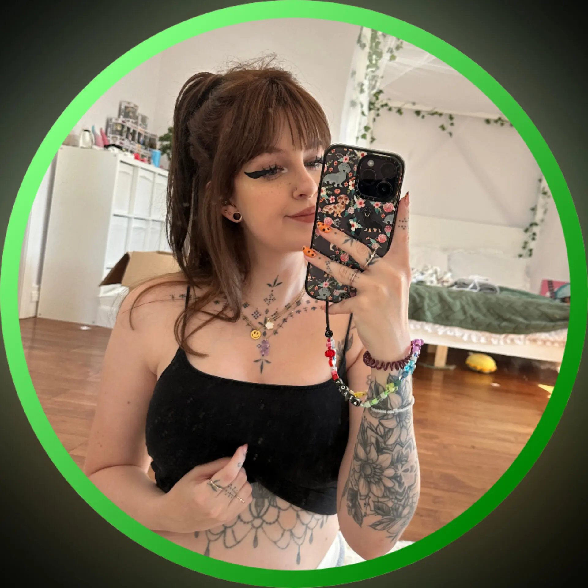 An electric touch a passionate embrace