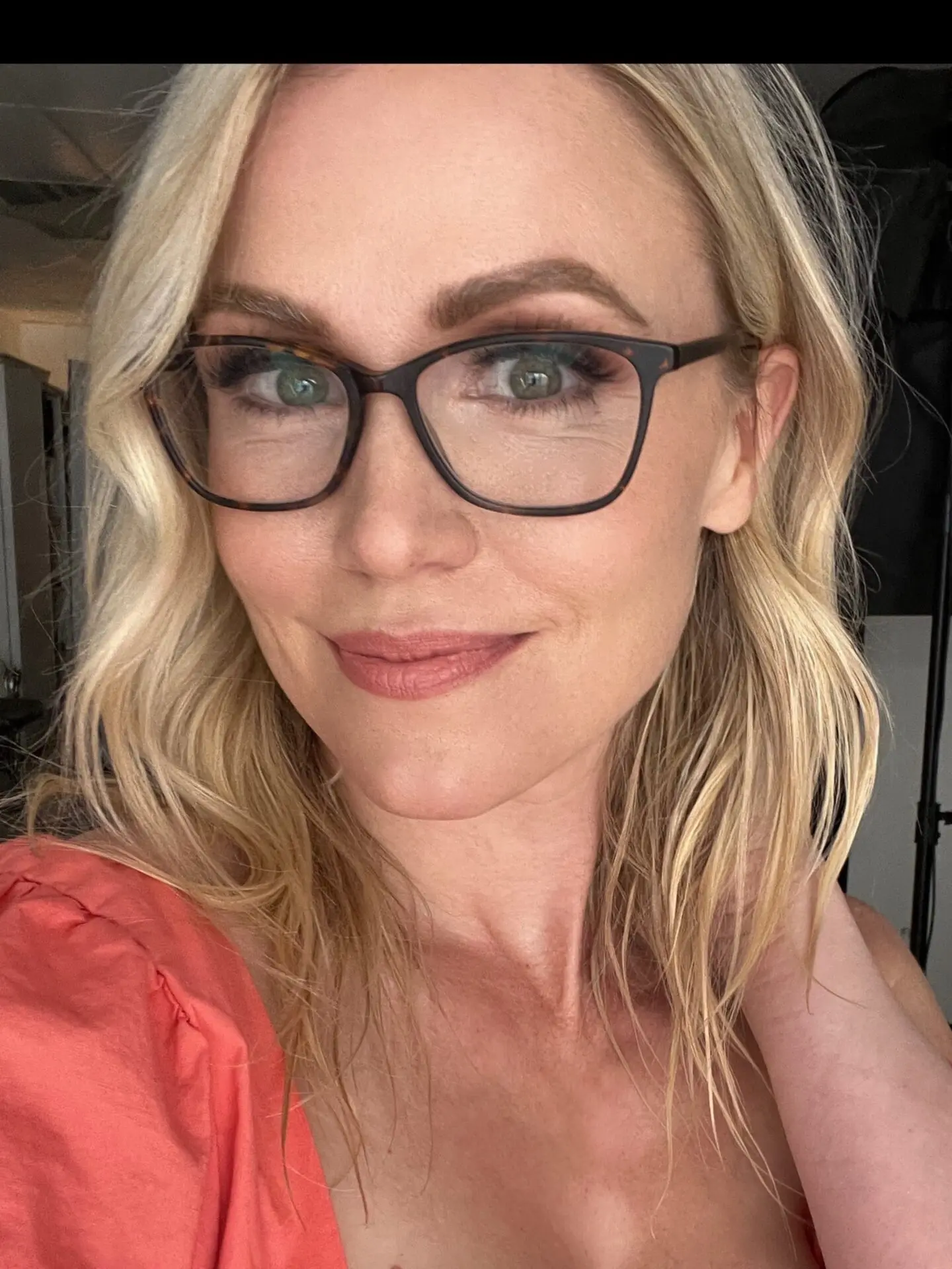 Katy Shelor with a confident gaze