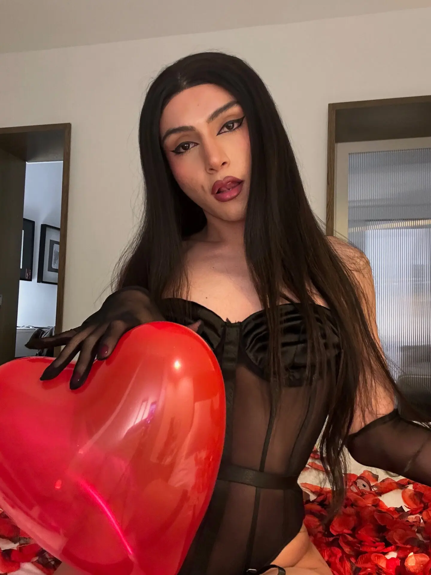 her enticing profile