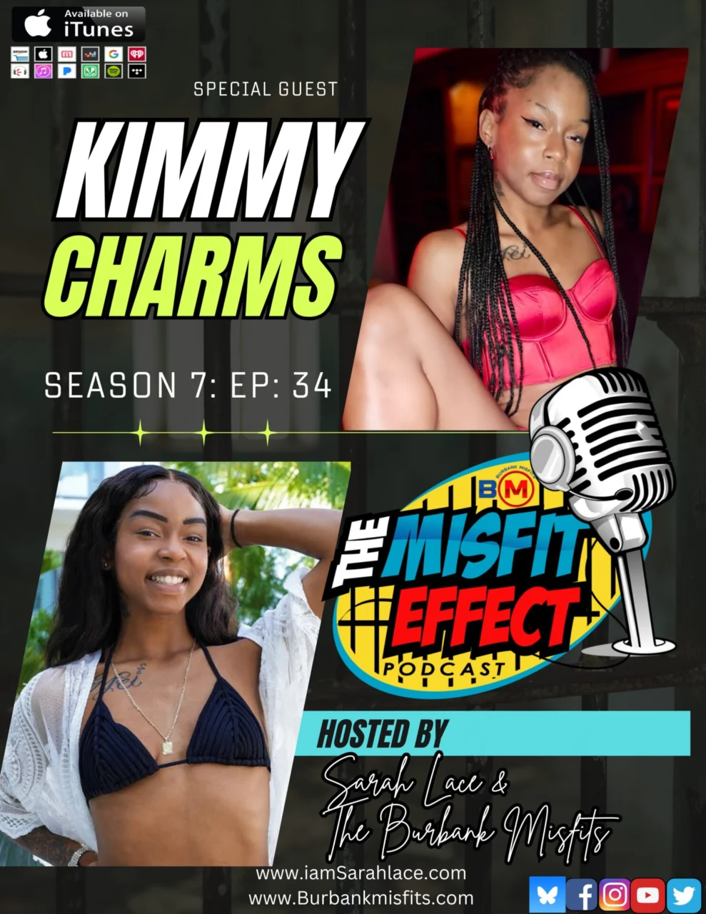 Kimmy Charms Guests on The Misfit Effect Podcast