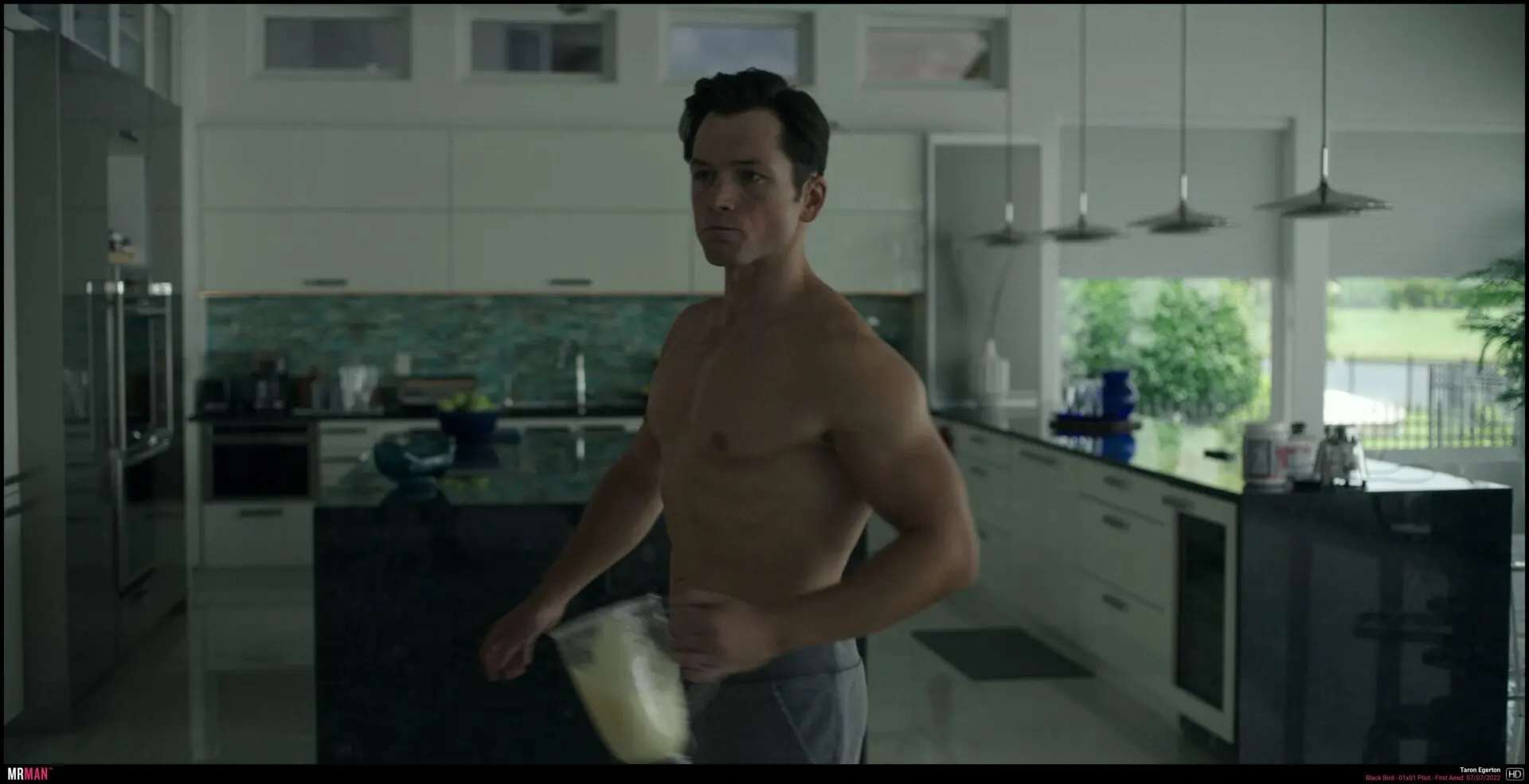 Taron Egerton shirtless pic