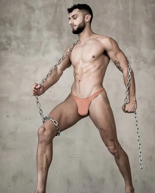 Jay go-go model in underwear