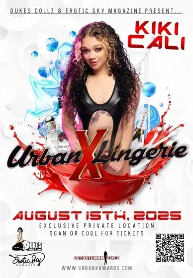 Kiki Cali To Help Host The Urban X Awards 2025 Lingerie Party