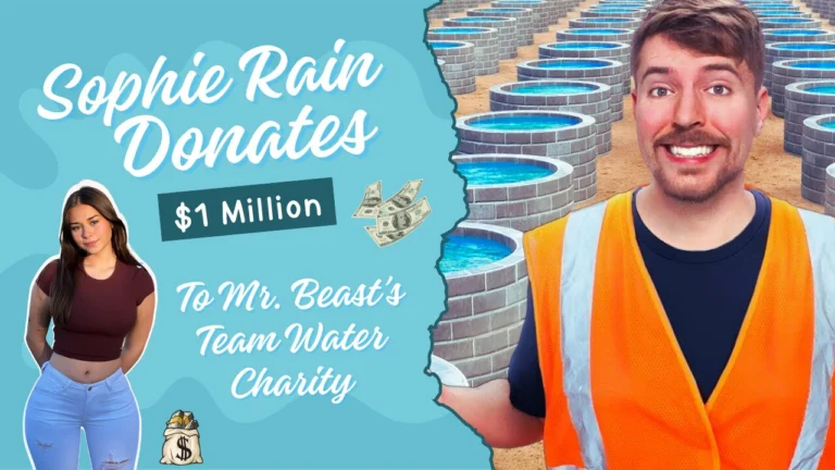 OnlyFans Star Sophie Rain Donates $1 Million During Beast’s TeamWater Livestream