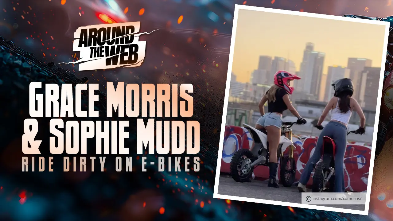 Sophie Mudd & Grace Morris Get in on the E-Bike Craze