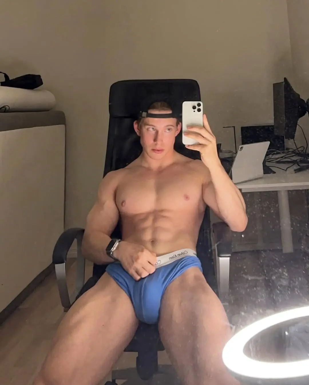 muscle guy in underwear