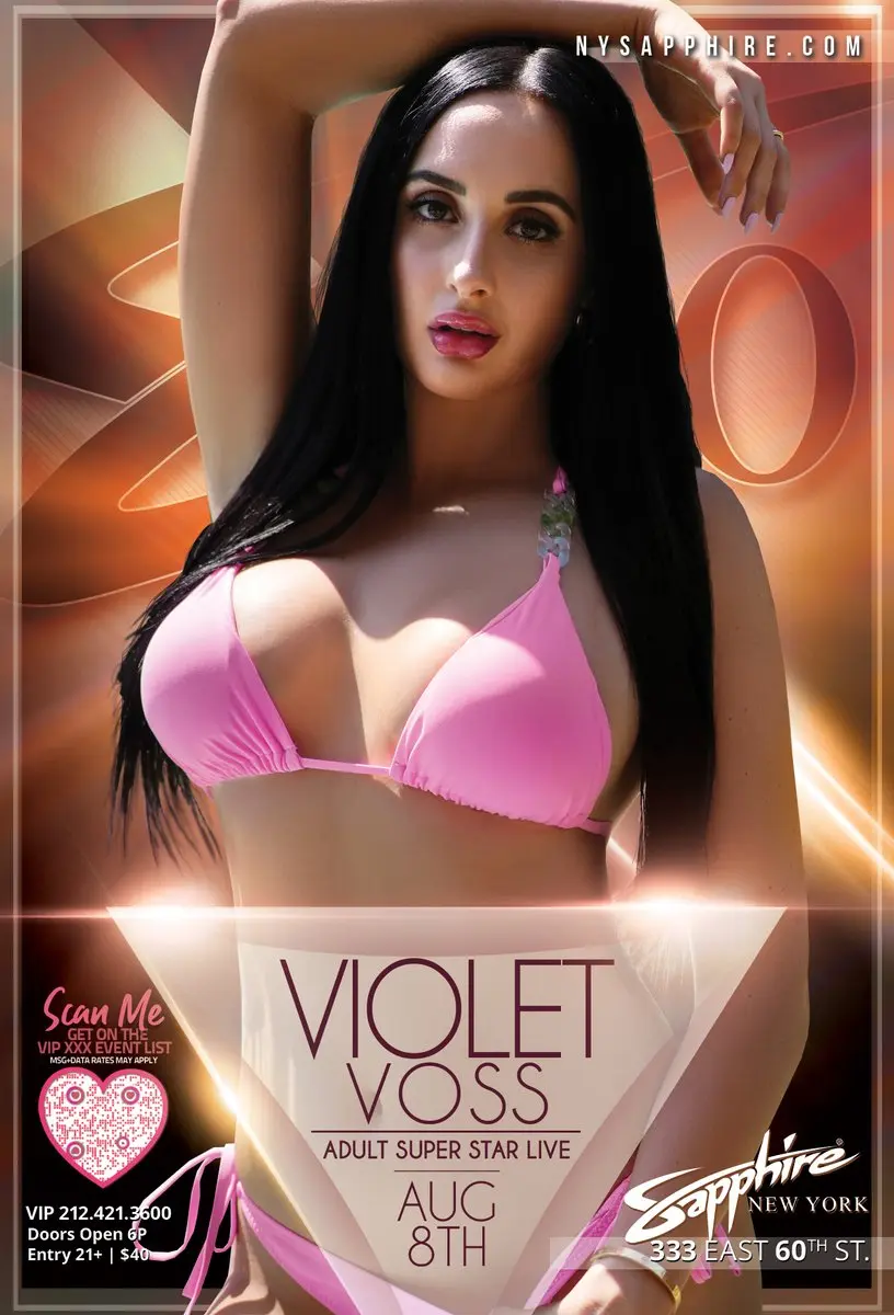Violet Voss Set for 1st Feature at NYC’s Sapphire 60
