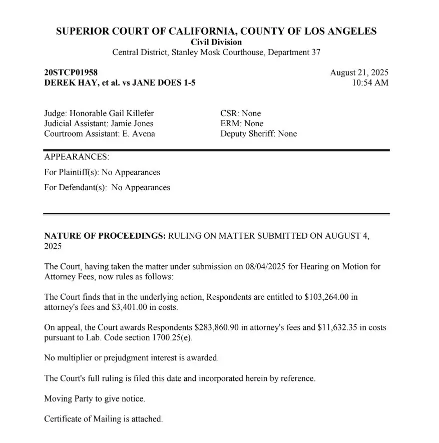 LA Direct Models Founder Ordered to Pay $400K After Legal Defeat