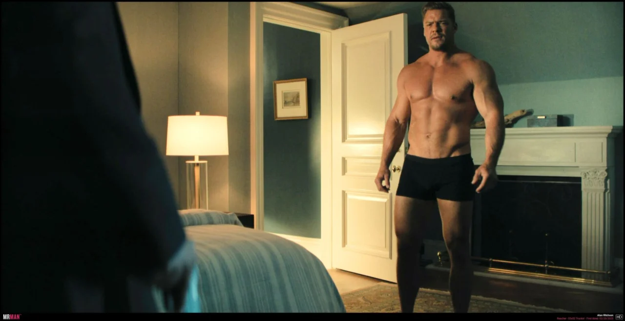 Alan Ritchson Gets Steamy With Soap