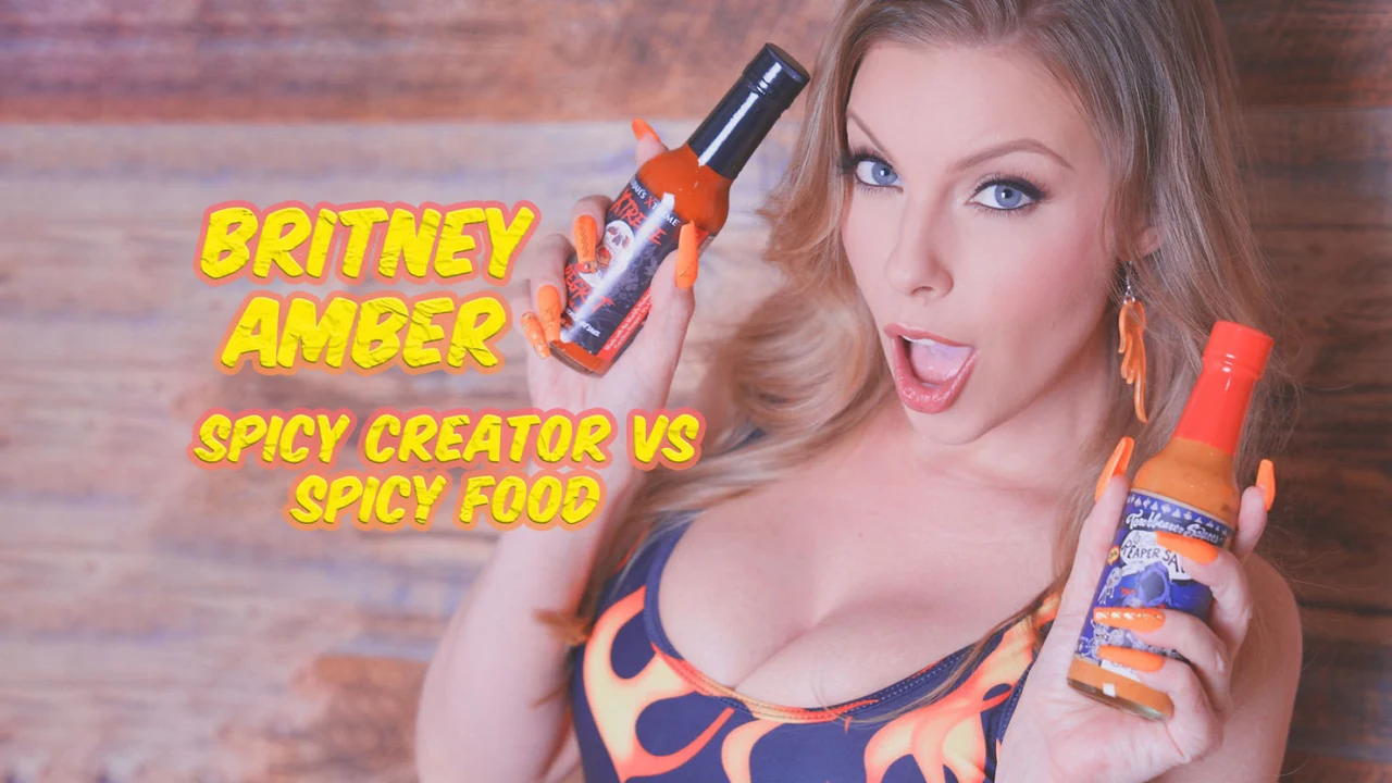 Britney Amber Heats Up YouTube With New Channel “Spicy Creator Vs Spicy Food”
