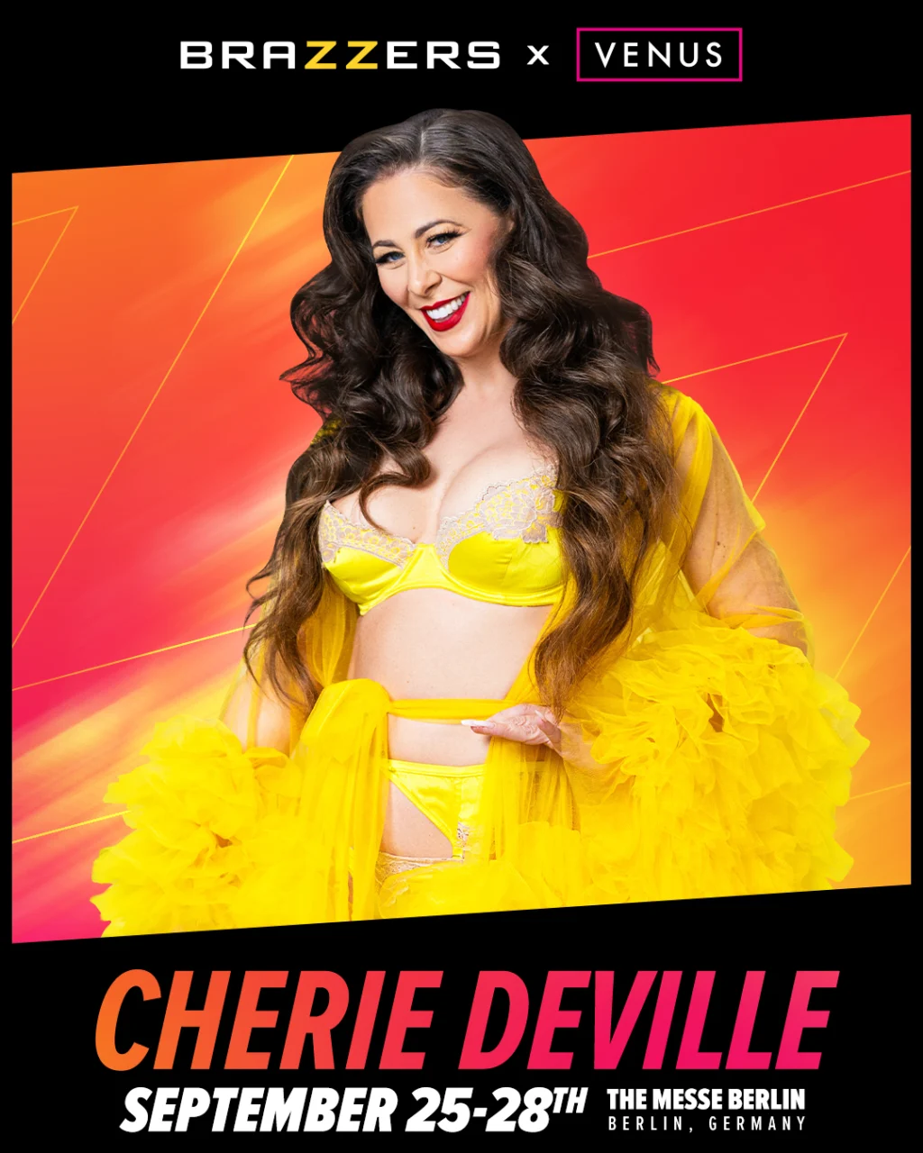 Cherie DeVille Set to Appear with Brazzers at VENUS Berlin Expo