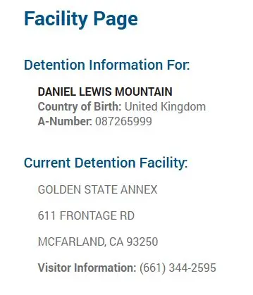 Danny Mountain Immigration
