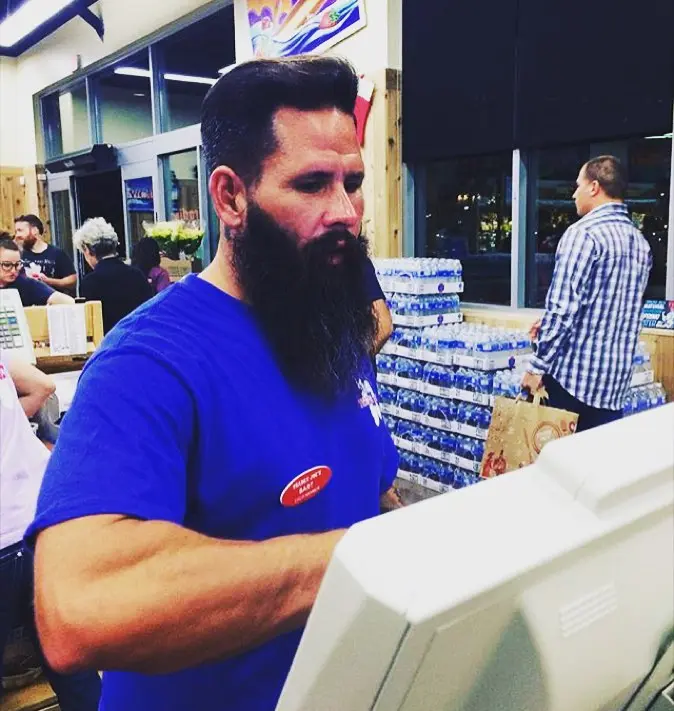 hot employee at Trader Joe's