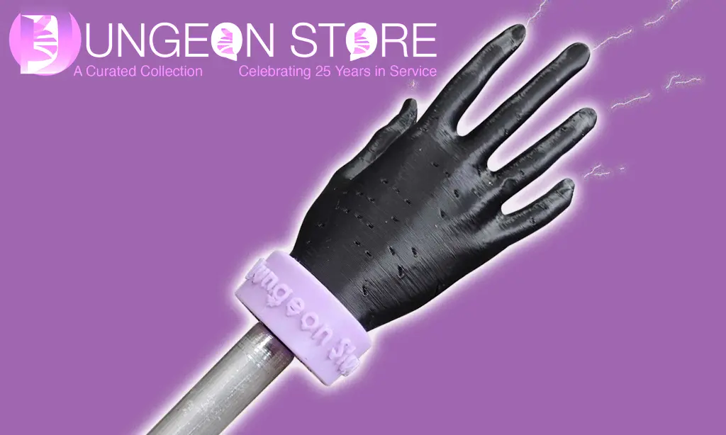 Meet Thing Noir, the Handy Violet Wand Electrode from The Dungeon Store