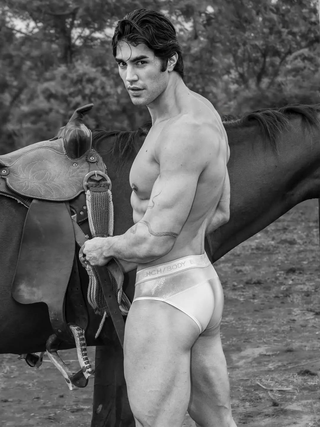 male model butt in underwear
