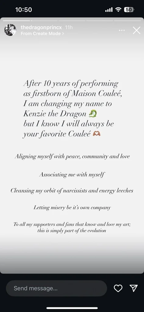 Kenzie Coulee IG post 