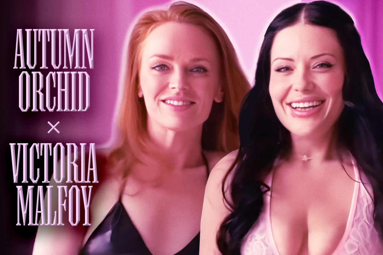 Victoria Malfoy and Autumn Orchid In Sensual Girl-Girl Scene in ManyVids Release