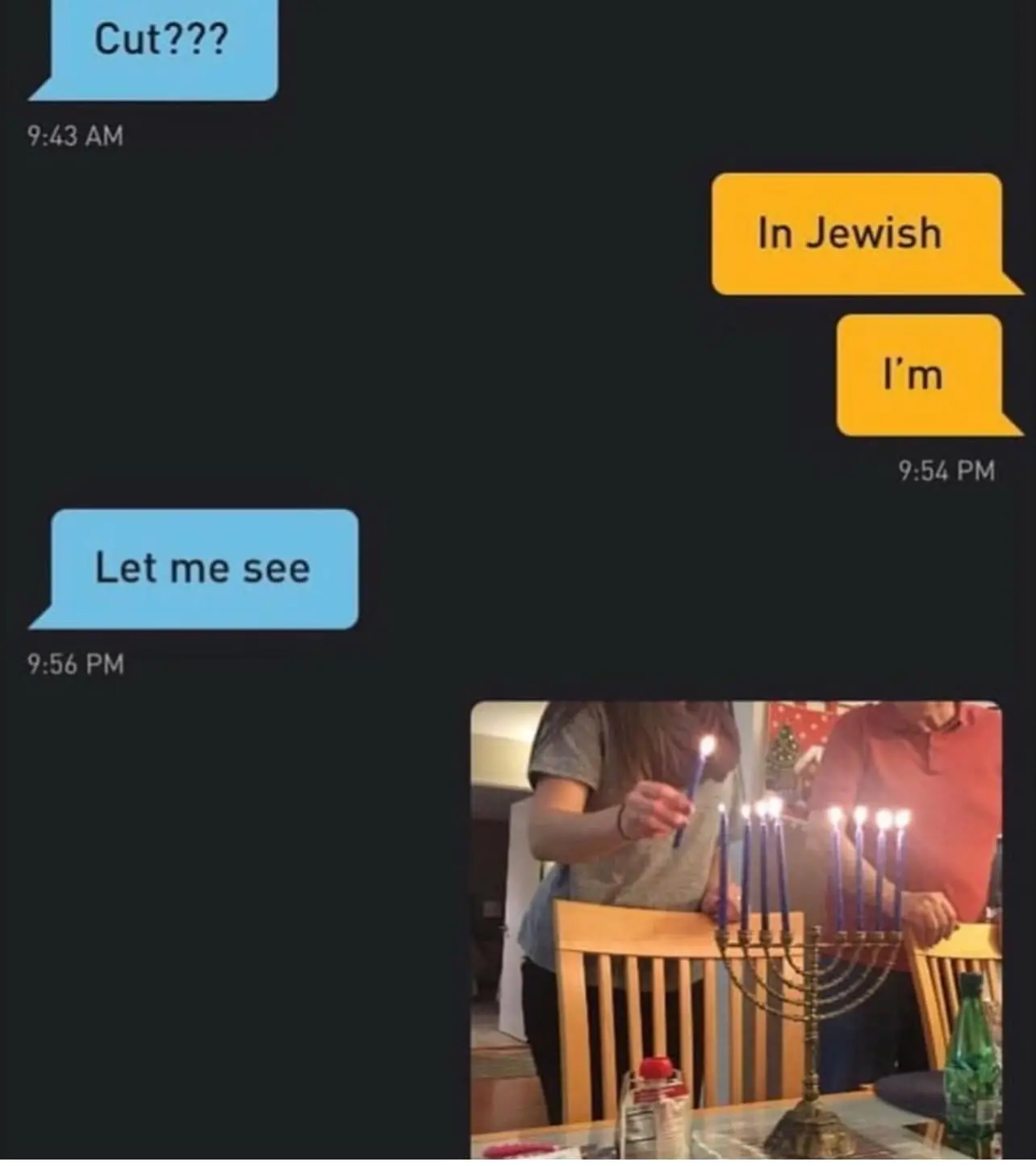 hookup app message