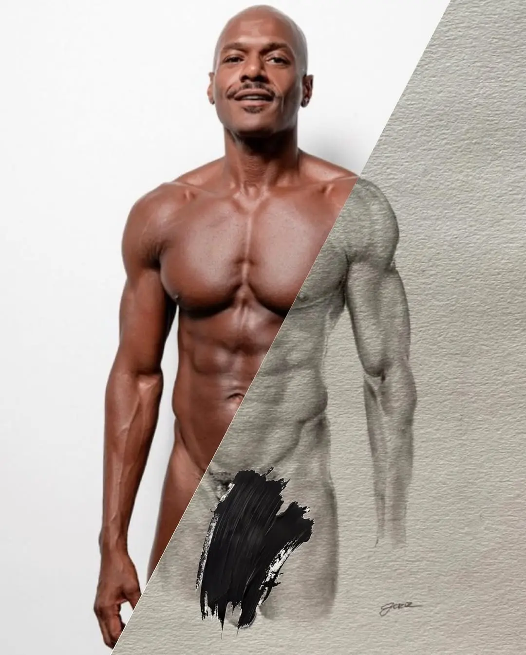 male model sketch