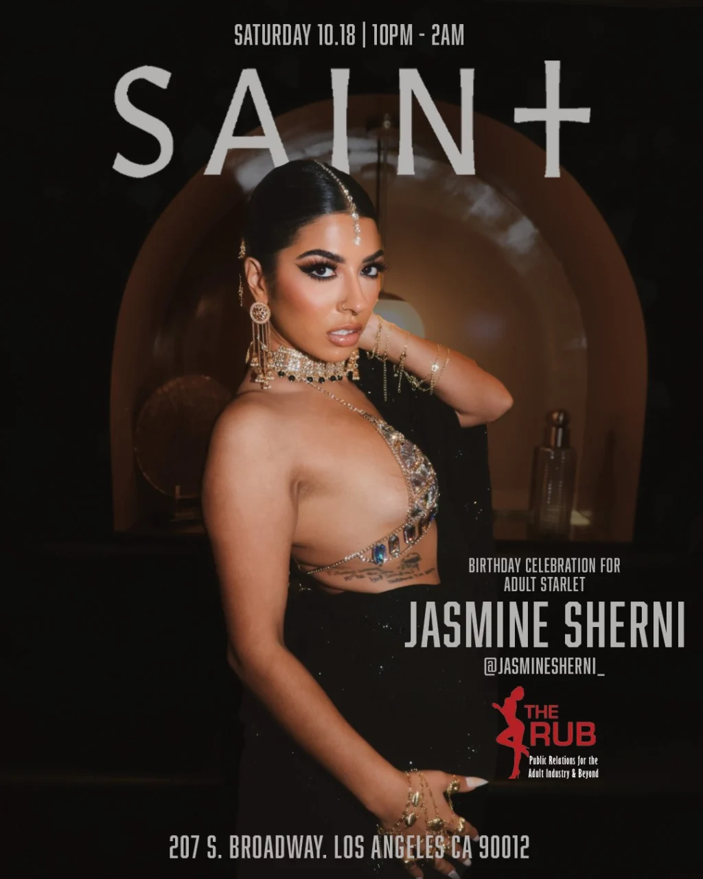 Jasmine Sherni Set to Celebrate Her Birthday at Saint DTLA