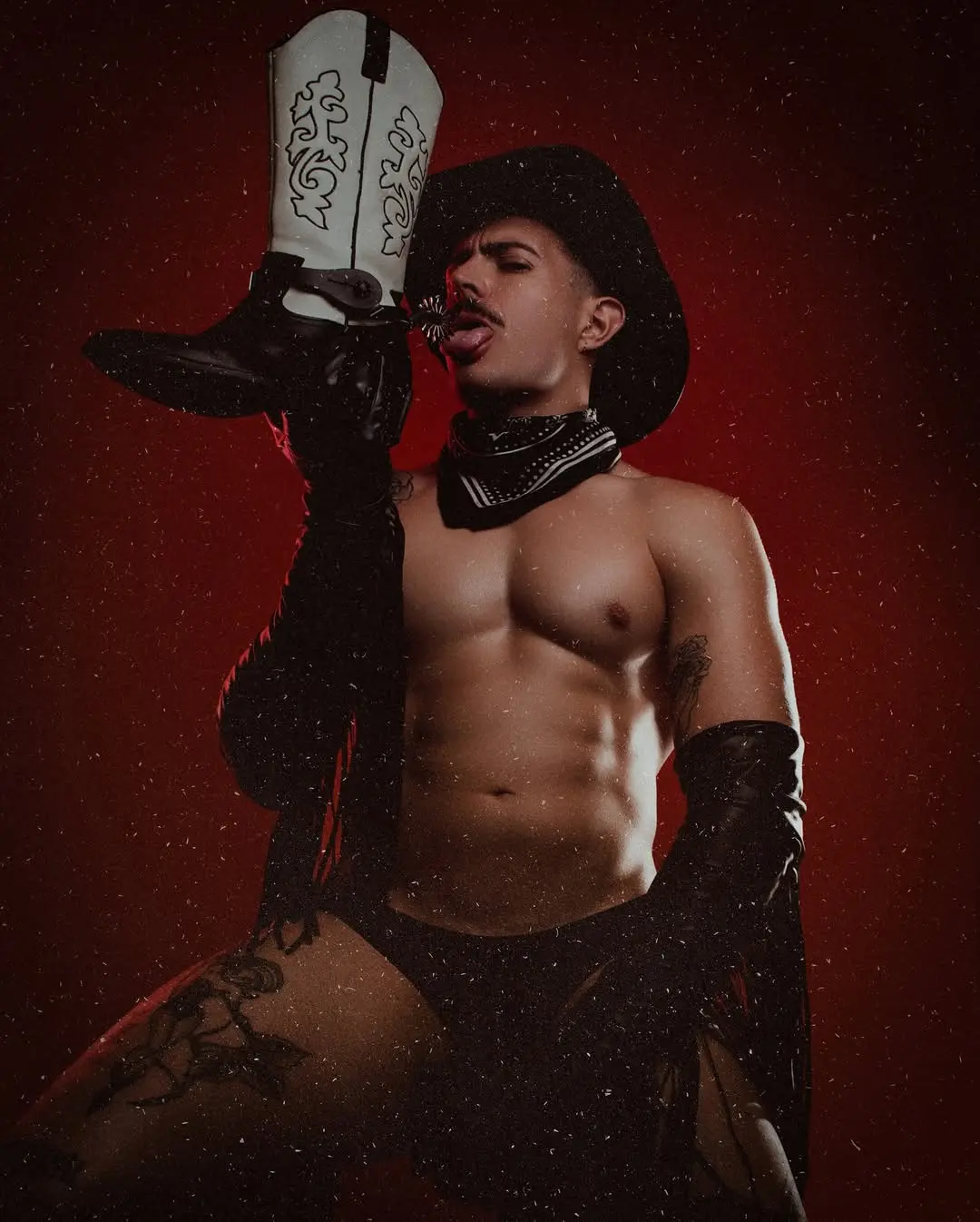 muscle cowboy model pic