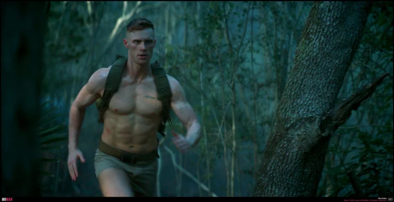 Max Parker, the Gay Muscled Hottie from Boots, Baring Butt