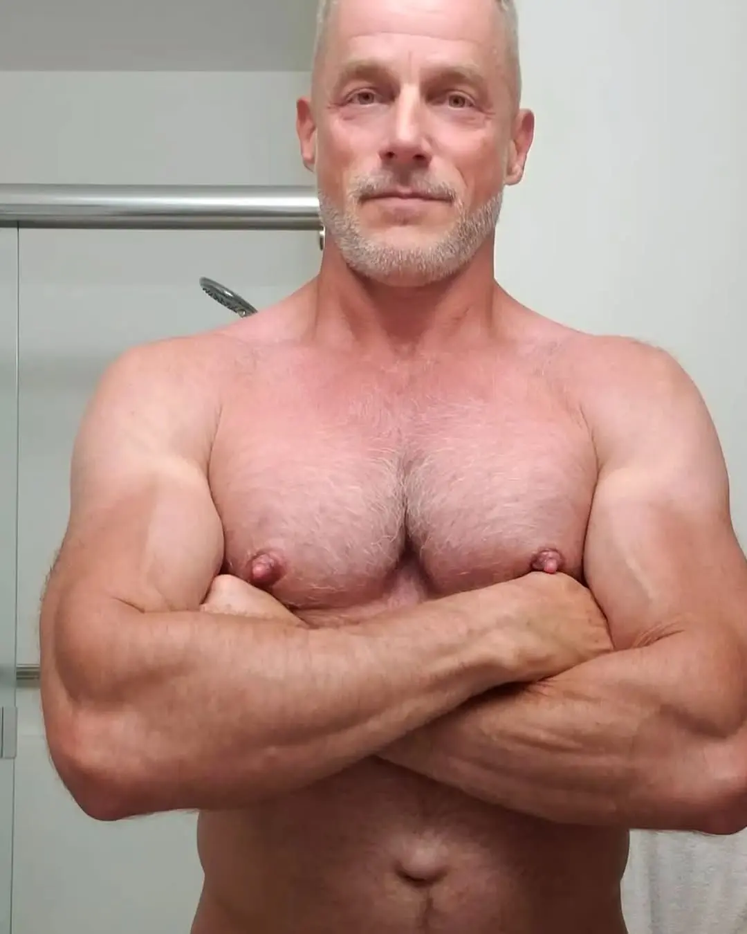 muscle mature man naked
