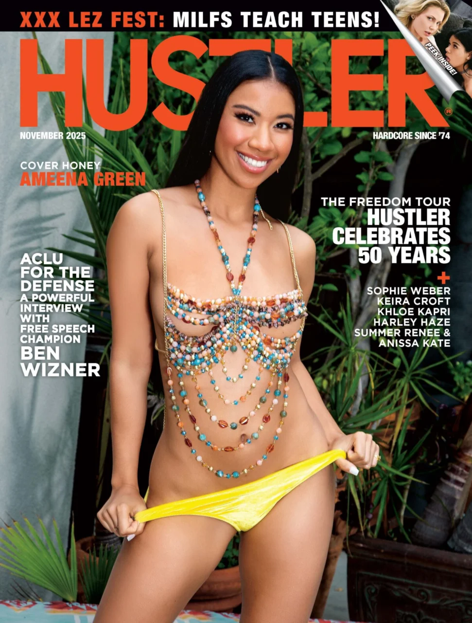 November Hustler Magazine Is now On Newstands