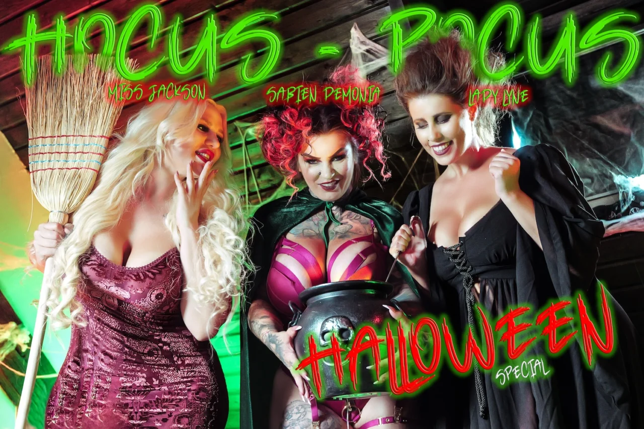 Sabien DeMonia Stars in Halloween Parody VR Scene