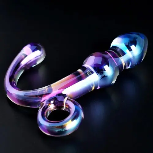 Our Erotic Journey Orchid Pulse Eco-friendly Glass Plug with Removable Bullet Vibe