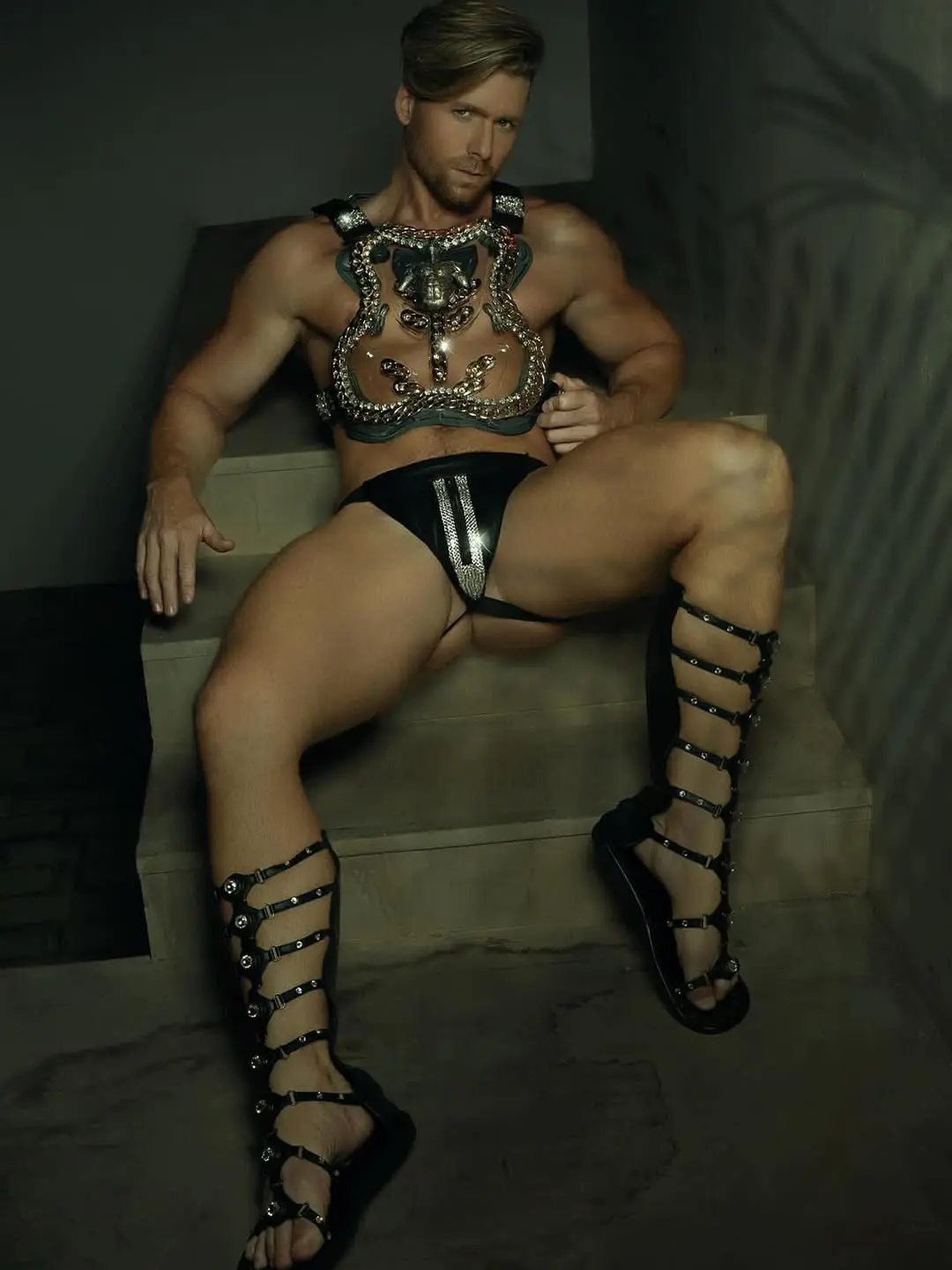 Steven Dehler in underwear