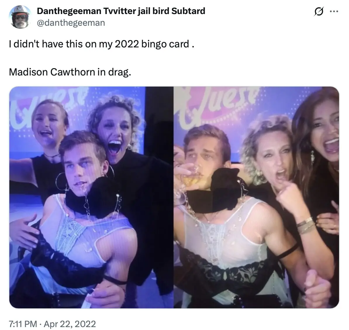 Madison Cawthorn drag