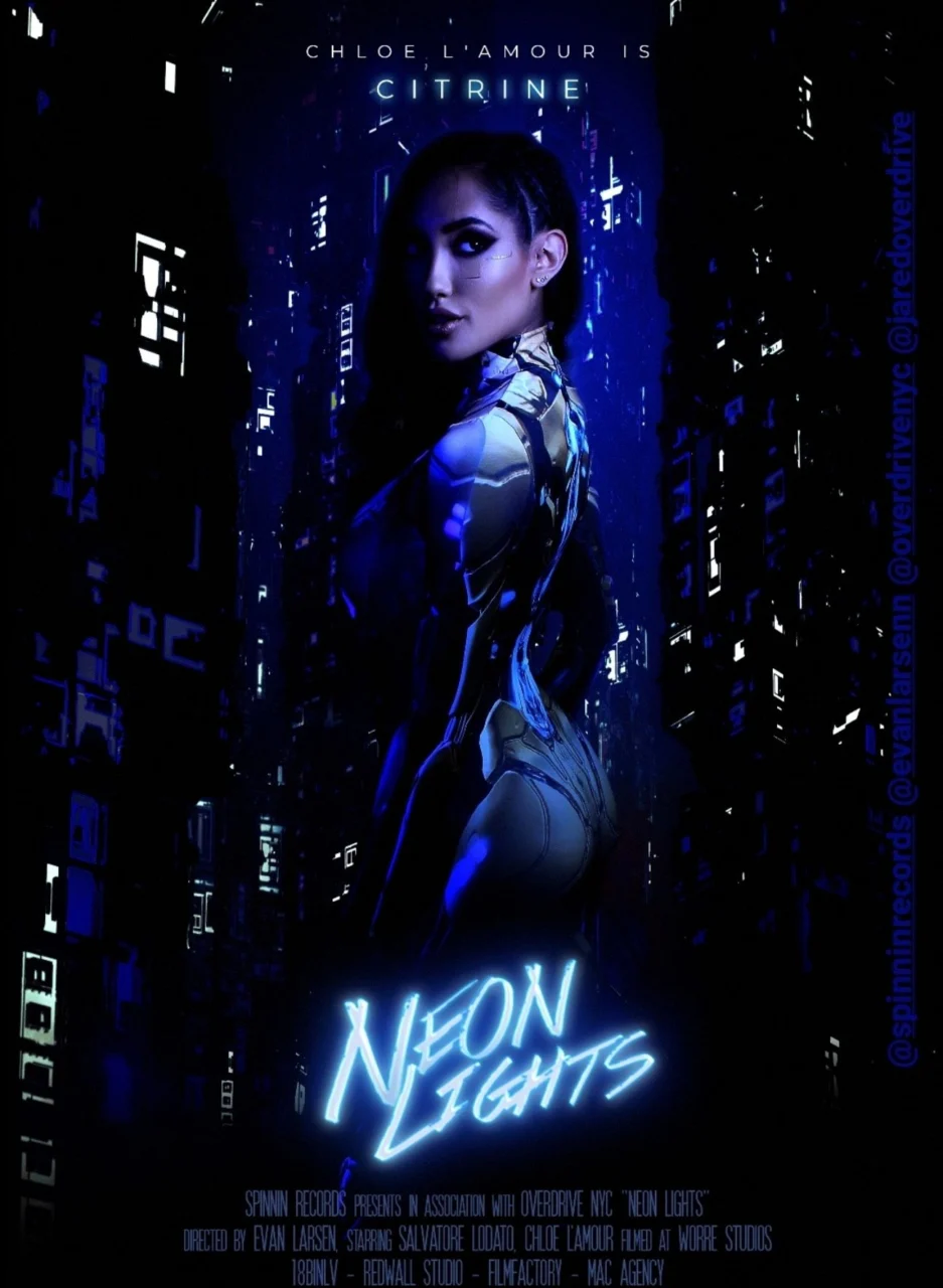 Chloe Amour Illuminates the Screen in LODATO’s “Neon Lights” Music Video
