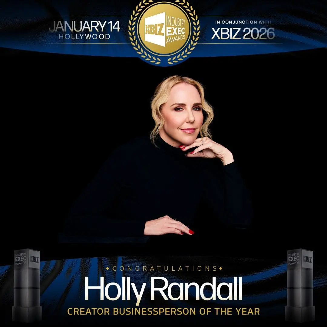 Holly Randall Nominated for ‘Creator Businessperson of the Year’ at 2026 XBIZ Exec Awards