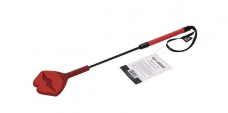 Sex & Mischief Ex's & Oh's Kiss Silicone Crop - Red/Black