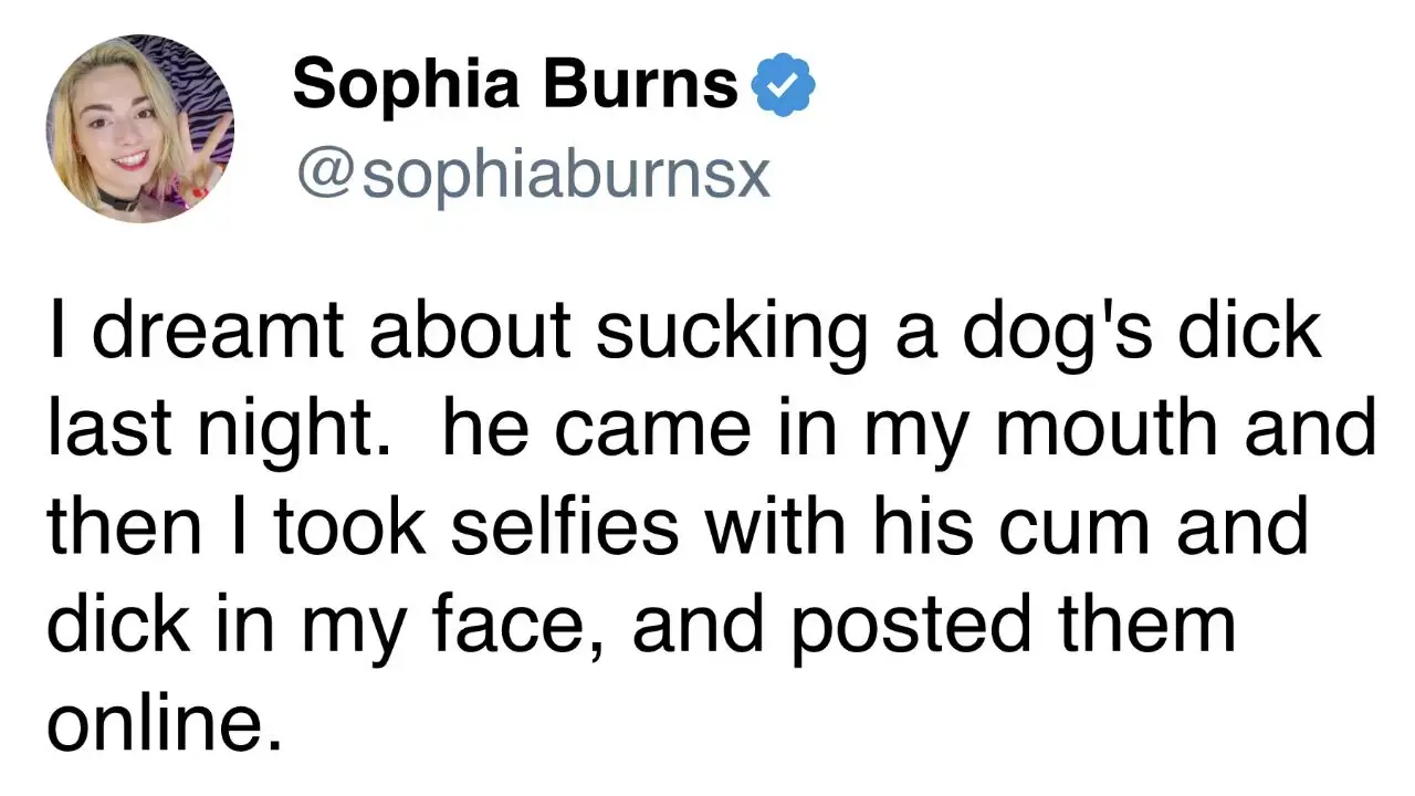 Sophia Burns rage-bait