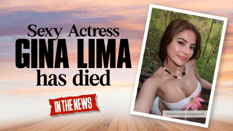 Sexy Actress Gina Lima Dies, Followed by Ex-Boyfriend’s Suicide