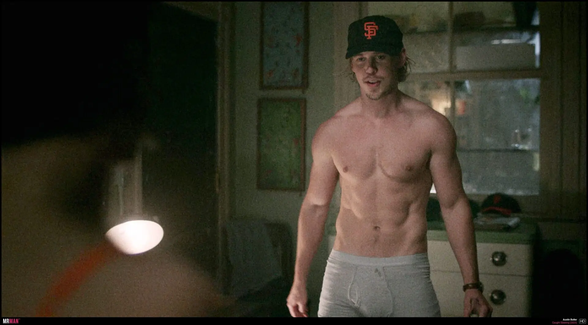 Austin Butler in underwear