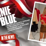 Bonnie Blue Sparks Diplomatic Outrage After Disrespecting Indonesian Flag Outside London Embassy