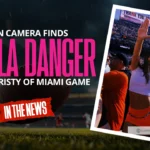 ESPN Camera Finds Abella Danger at University of Miami Game and Crowds Go Wild